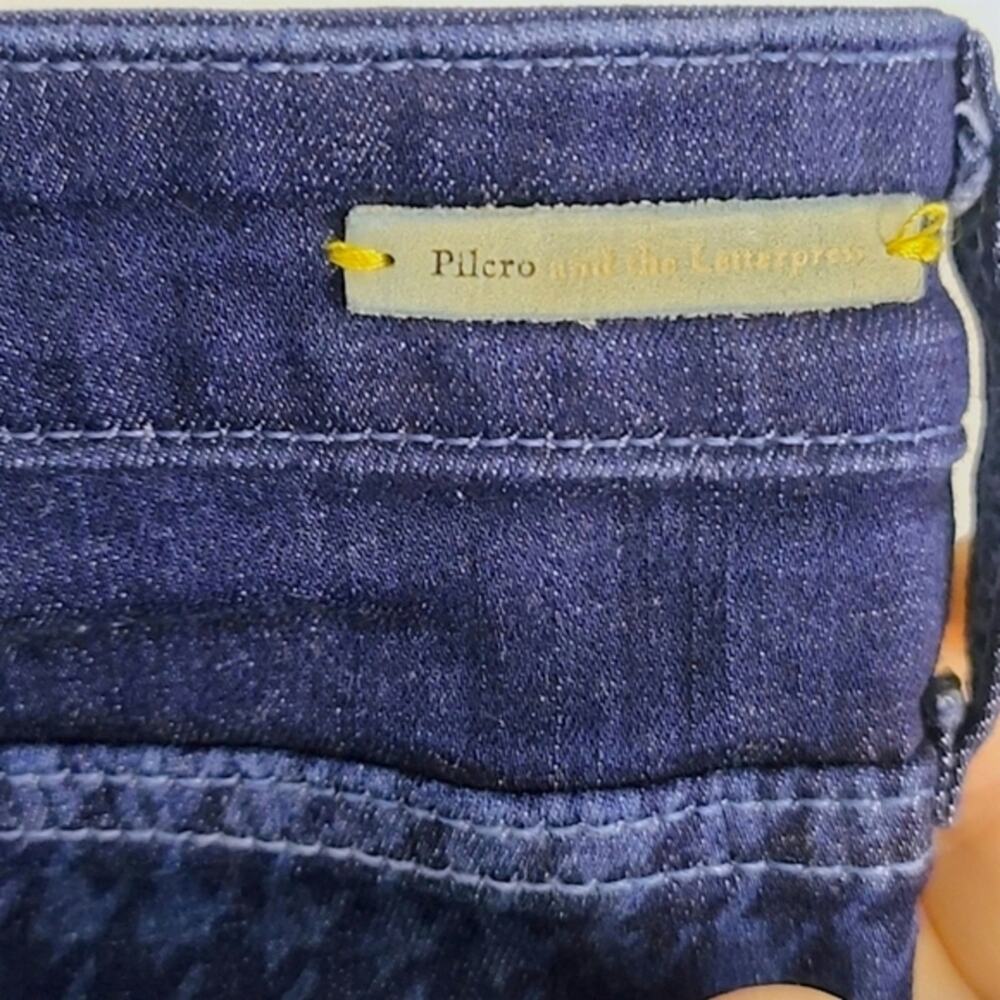 Pilcro and the Letterpress Skinny Jeans Size 32 Herringbone Pattern - Picture 11 of 11